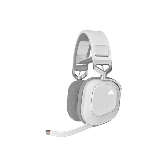 Накладні навушники Corsair HS80 RGB Wireless White (CA-9011236)