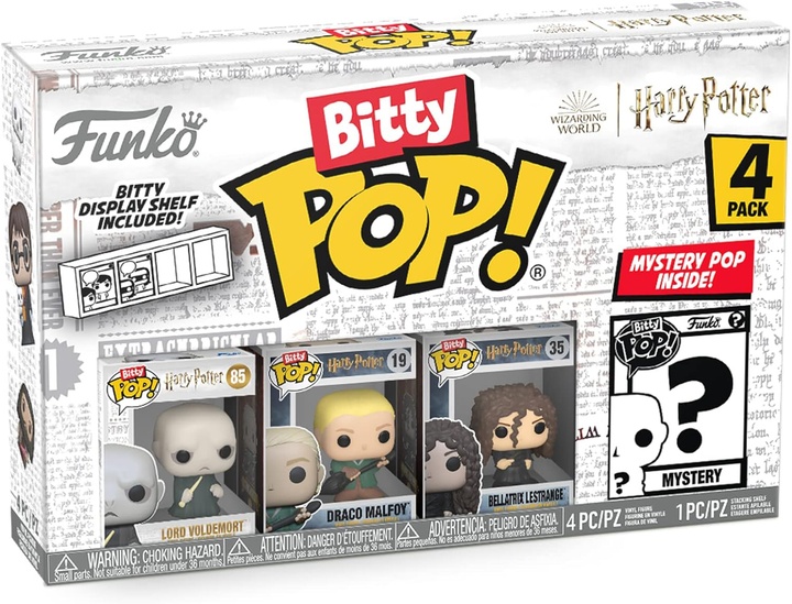 Колекційна фігурка Funko POP (Bitty): Harry Potter  -  Voldemort 4PK