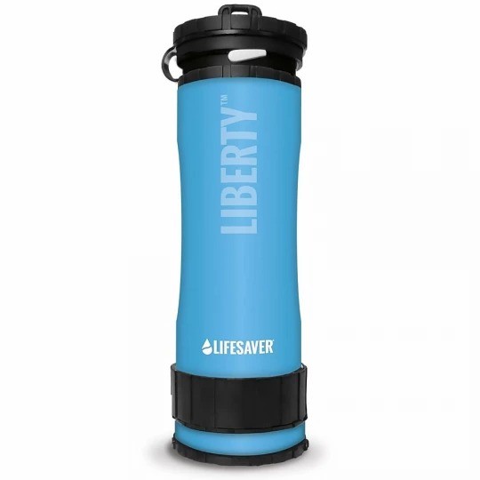 Пляшка для води LifeSaver Liberty Light Blue портативна для очищення LifeSaver - купити в Україні