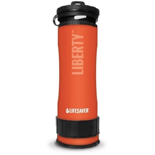 Пляшка для води LifeSaver Liberty Orange портативна для очищення LifeSaver - купити в Україні