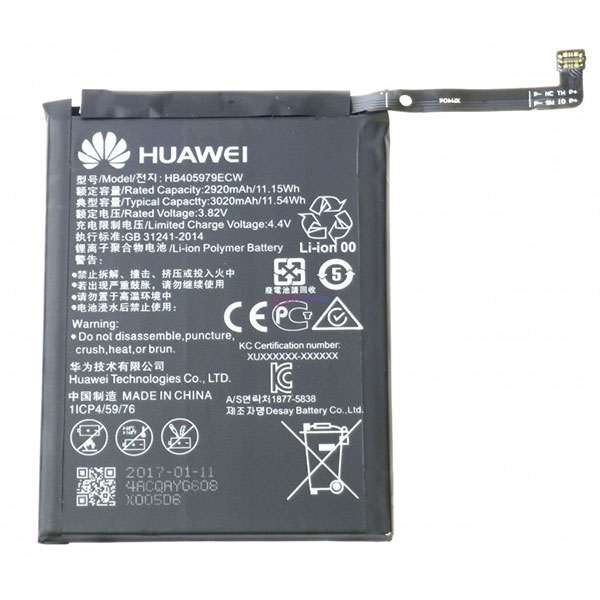 

Акумулятор Huawei Nova Plus (HB405979ECW) 3020 mAh (High Copy, HB405979ECW (3200 mAh)