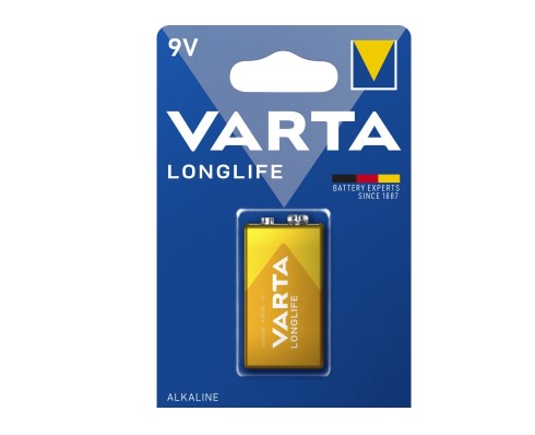 Батарейка Varta Longlife Power 6LR61 Yellow BLI 1 ALKALINE