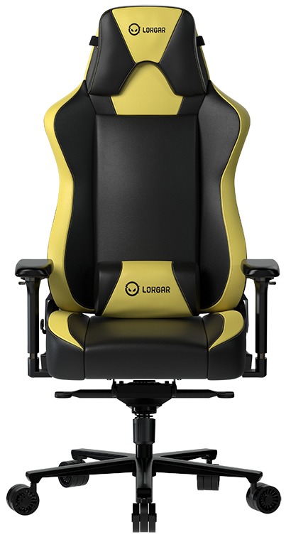 Ігрове крісло Lorgar Base 311 Black Yellow