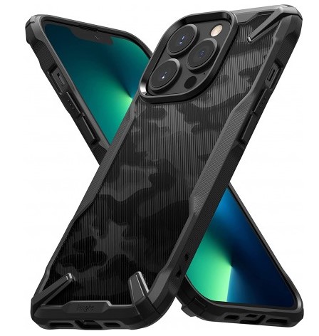 Чохол-накладка Ringke Fusion X Design для Apple iPhone 13 Pro Camo Black (RCA4957) Ringke - купити в Україні