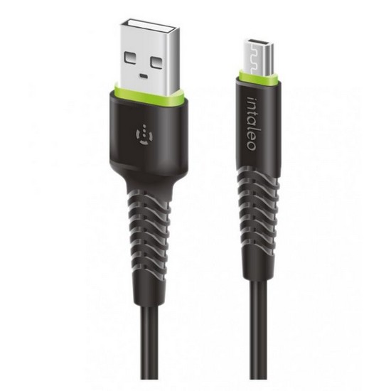Дата-кабель Intaleo CBFLEXM2 Type-A (тато) - micro-USB (тато) 2m Black (1283126521430)