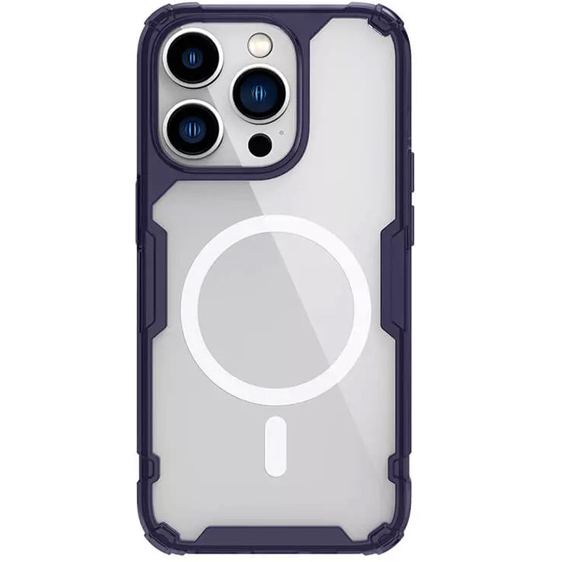 Чохол-накладка Nillkin Nature Pro Magnetic для Apple iPhone 14 Pro Transparent Violet Nillkin - купити в Україні