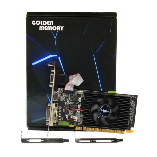 Відеокарта Golden Memory GeForce GT710 2GB DDR3 LP (GT710D32G64BIT) Golden Memory - купити в Україні