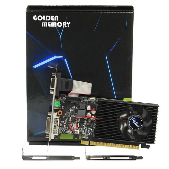 Відеокарта Golden Memory GeForce GT730 2GB DDR3 LP (GT730D32G128BIT) Golden Memory - купити в Україні