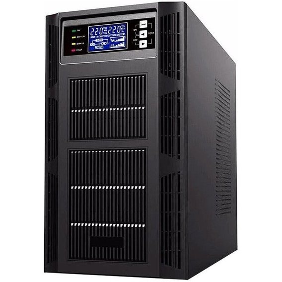 Джерело безперебійного живлення SVC PT-6KS-LCD Black 6000ВА/6000Вт
