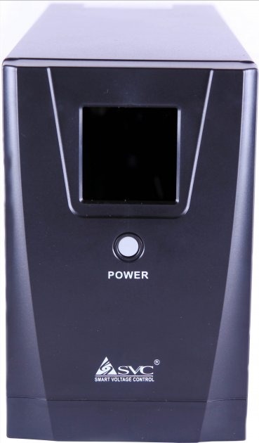 Джерело безперебійного живлення SVC SL-2KS-LCD 2000VA Black