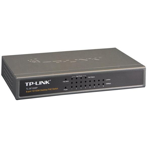 

Світч TP-Link TL-SF1008P 8 портів, TL-SF1008P