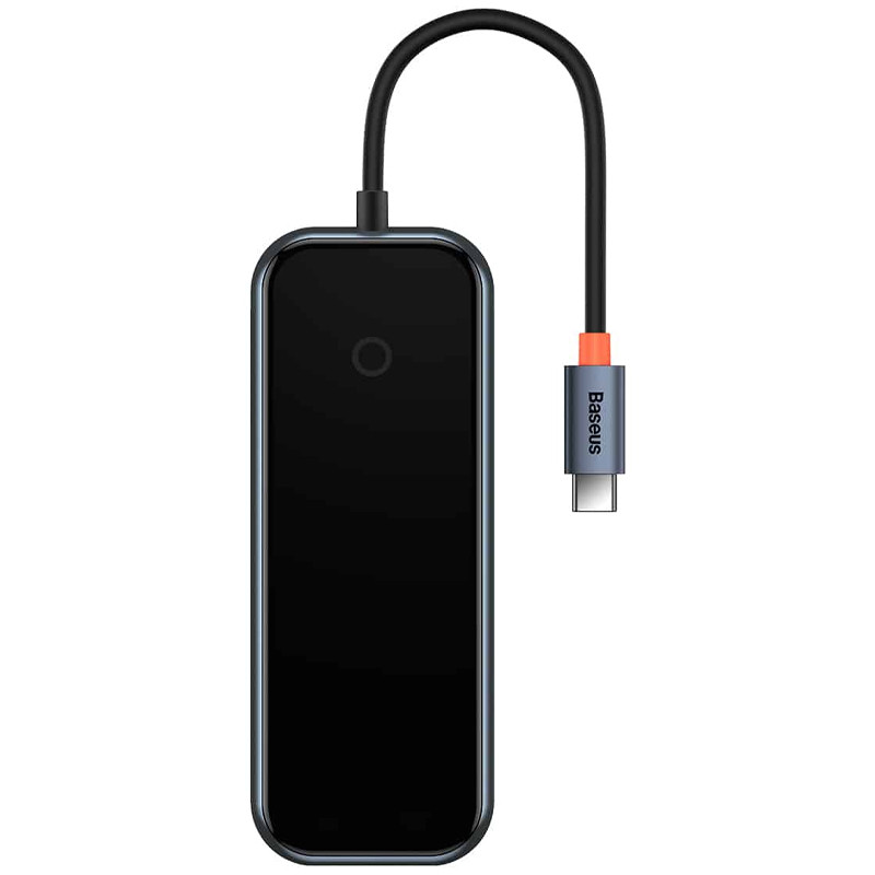 USB-хаб Baseus Hub AcmeJoy 5-Port Type-C (WKJZ) Black (HDMI*1+USB3.0*2+USB2.0*1+Type-C PD&amp;Data*1) Baseus - купити в Україні