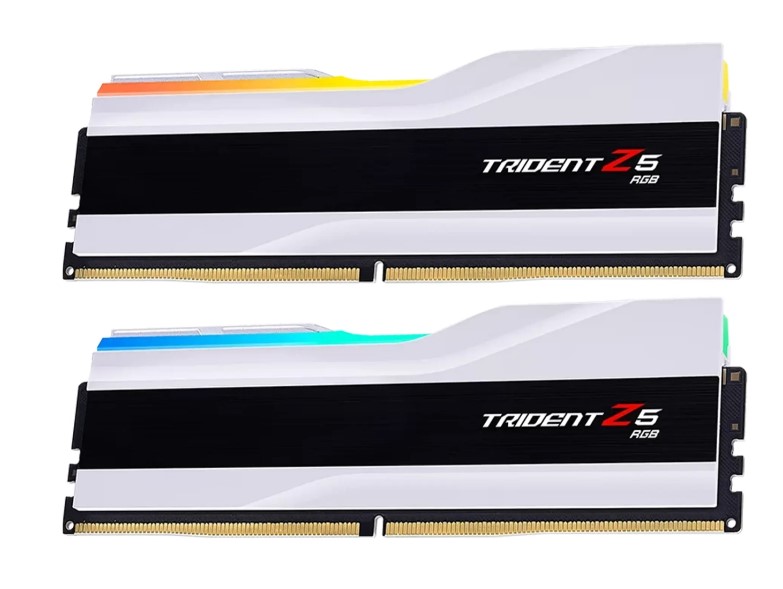 Оперативна память G.Skill 32 GB (2x16GB) DDR5 6400 MHz Trident Z5 RGB (F5-6400J3239G16GX2-TZ5RW) White