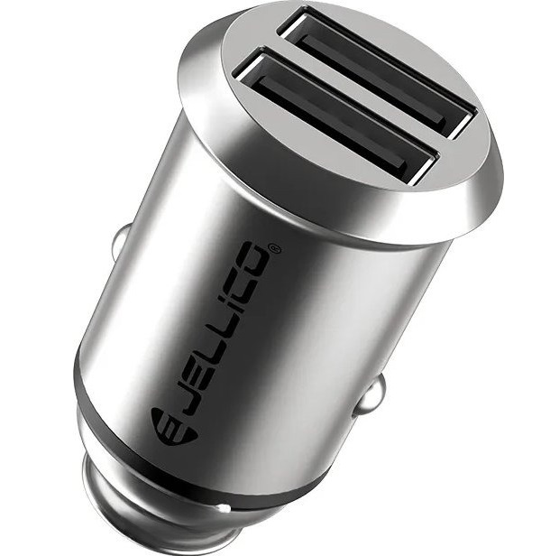 Автомобільний адаптер для телефона Jellico MQC-51 Silver 30W