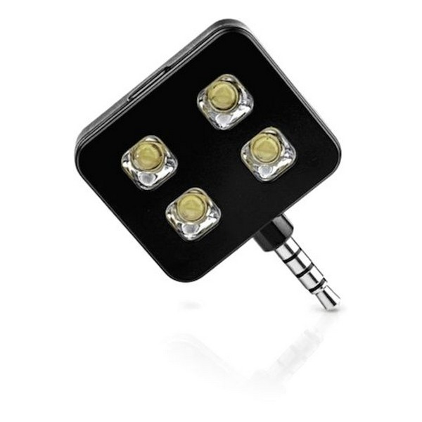 

LED спалах для телефона, планшета Mobiking Black, LED universal minijack 3.5 mm