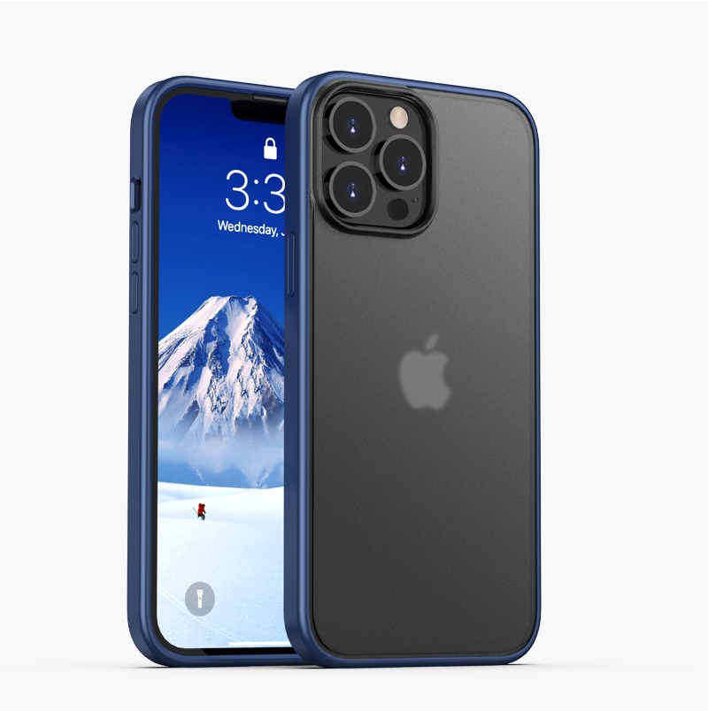 Чохол-накладка X-Level Frosted Sand Matte Case для iPhone 15 Pro Transparent Blue X-Level - купити в Україні