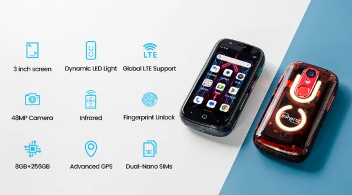 Смартфон Unihertz Jelly Star 8/256GB Blue купити, ціна та відгуки