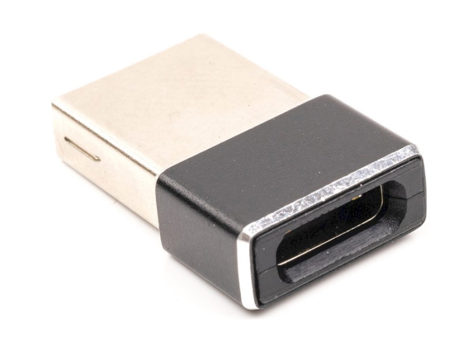 Перехідник PowerPlant CA913107 USB2.0 C (мама) - USB-A (тато)