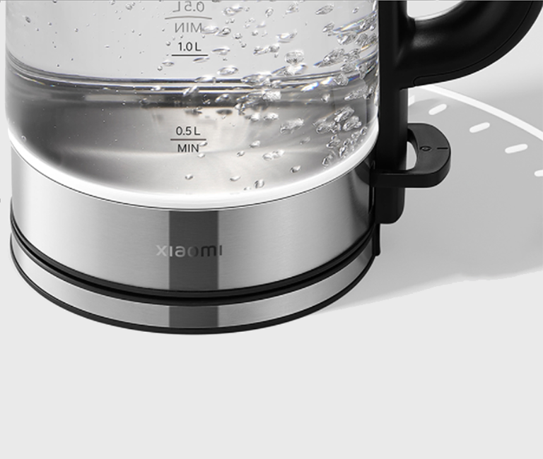 Chaim Електрочайник Xiaomi Electric Glass Kettle Silver (MJDSH05FD