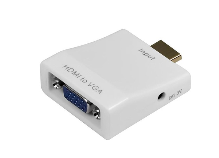 Перехідник VALUE B00230 HDMI (тато)  -  VGA (мама) White (з аудіо інтерфейсом) VALUE - купити в Україні