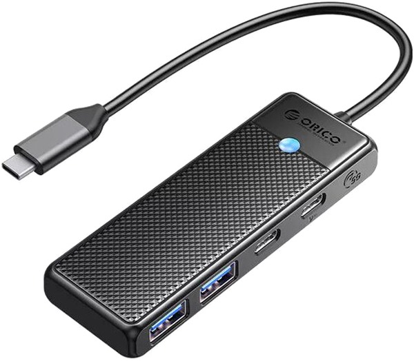 USB-хаб ORICO PAPW Series 4-Port USB3.0 (PAPW2AC-C3-015-BK-EP) ORICO - купити в Україні