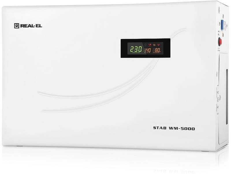 Стабілізатор напруги REAL-EL STAB WM-5000 (EL122400014) REAL-EL - купити в Україні
