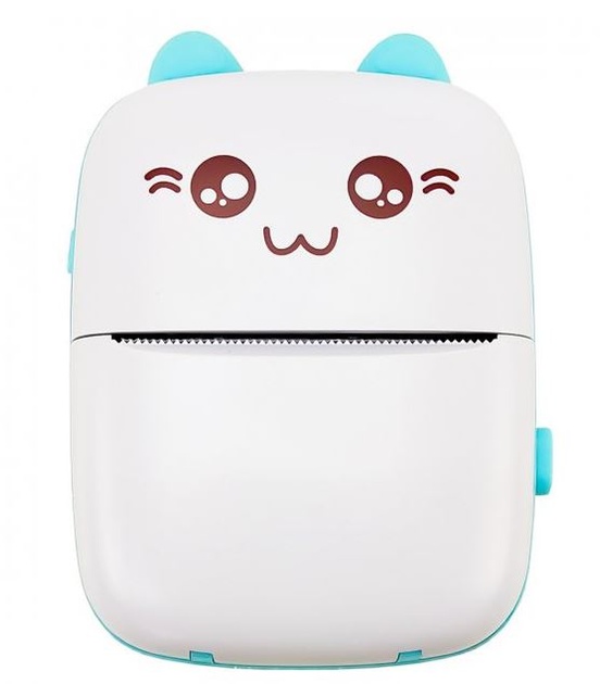 Фотопринтер Infinity Phomemo 9 Portable Mini Blue + 1 рулон білого паперу