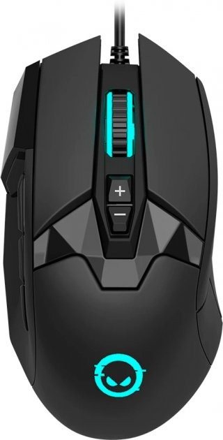 Мишка Lorgar Stricter 579 RGB LCD USB Black (LRG-GMS579)
