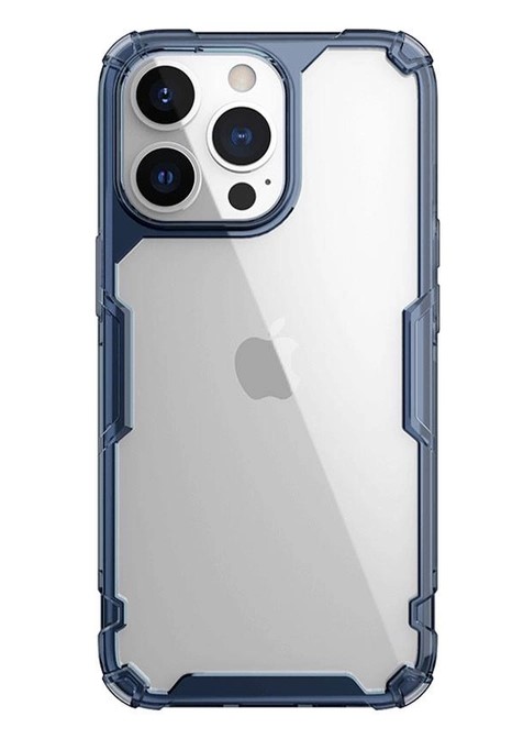 Чохол-накладка Nillkin Nature Pro Series для Apple iPhone 15 Pro (6.1) Transparent Blue Nillkin - купити в Україні