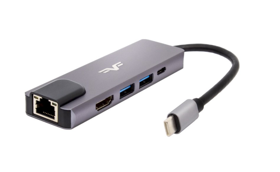 USB-хаб Frime FH-5IN1.311HL Space Gray Frime - купити в Україні