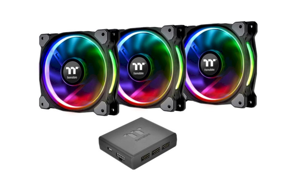 Вентилятор для ПК Thermaltake Riing Plus 12 RGB TT Premium Edition 3-Pack (CL-F053-PL12SW-A) Thermaltake - купити в Україні