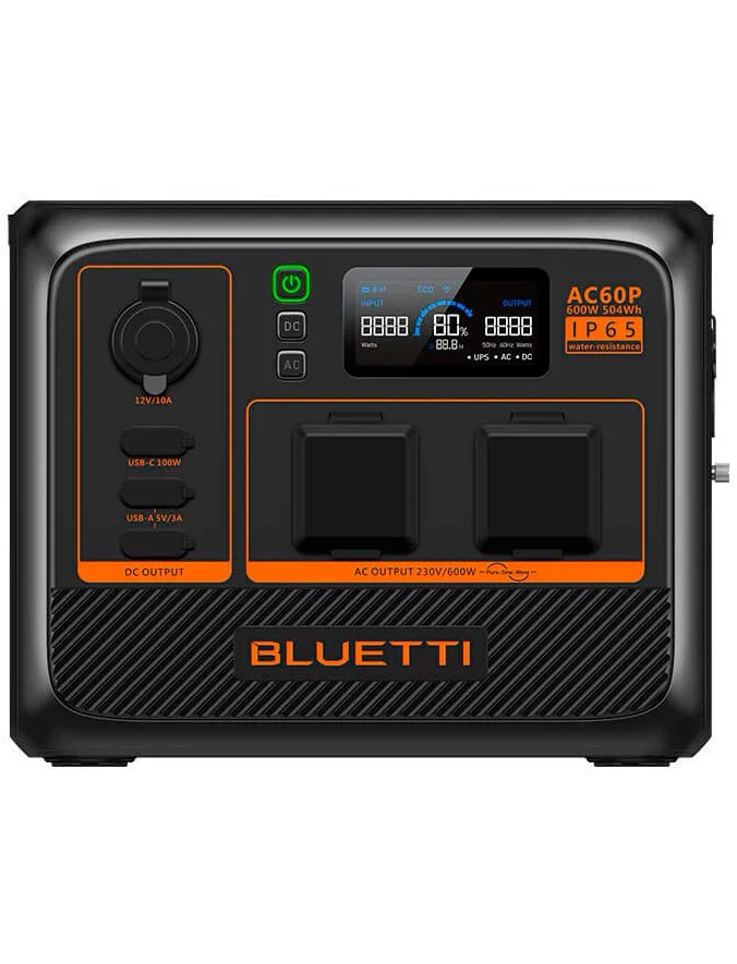 Зарядна станція BLUETTI AC60P 504Wh 140000mAh, 600W