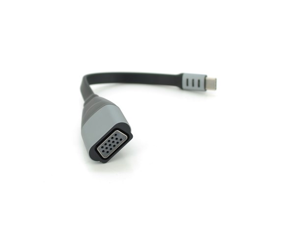 Перехідник Voltronic Type-C (тато)  -  VGA (мама) 0.18m (YT-Type-C(M)/VGA(F)-18cm)