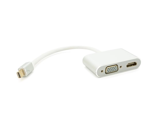 Перехідник Voltronic mini Display Port (тато)  -  HDMI/VGA (мама) (YT-C-mnDP(M)/HDMI/VGA(F))