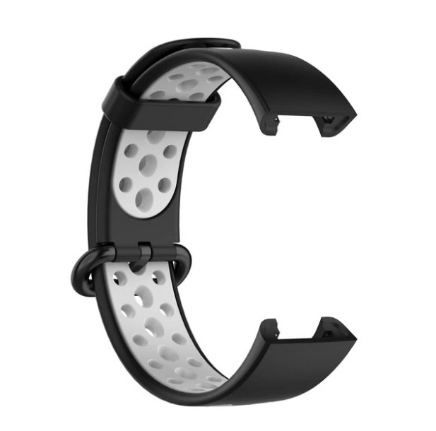 Ремінець для фітнес-браслету BeCover Vents Style для Xiaomi Redmi Smart Band 2 Black Gray (709422)