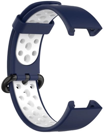 Ремінець для фітнес-браслету BeCover Vents Style для Xiaomi Redmi Smart Band 2 Blue White (709426)