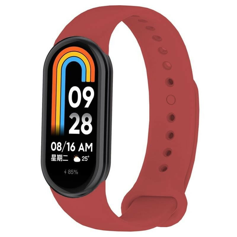 Ремінець для фітнес-браслету BeCover для Xiaomi Mi Smart Band 8 Dark Red (709385) BeCover - купити в Україні