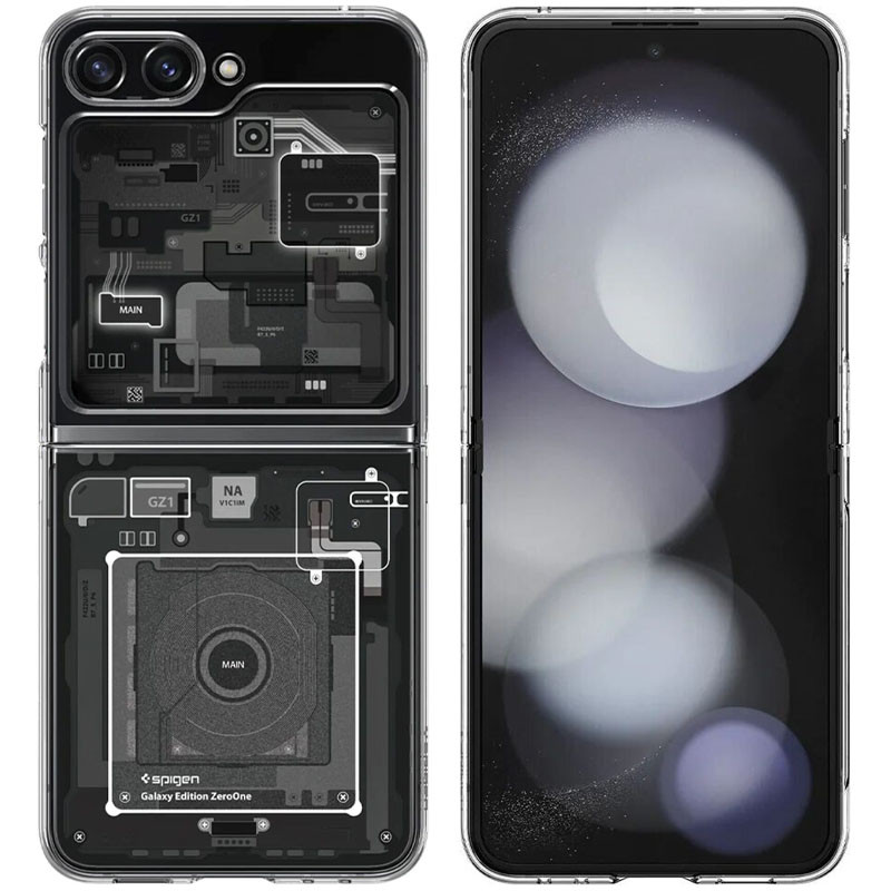 Чохол-накладка SGP Ultra Hybrid для Samsung Galaxy Flip 5 Transparent
