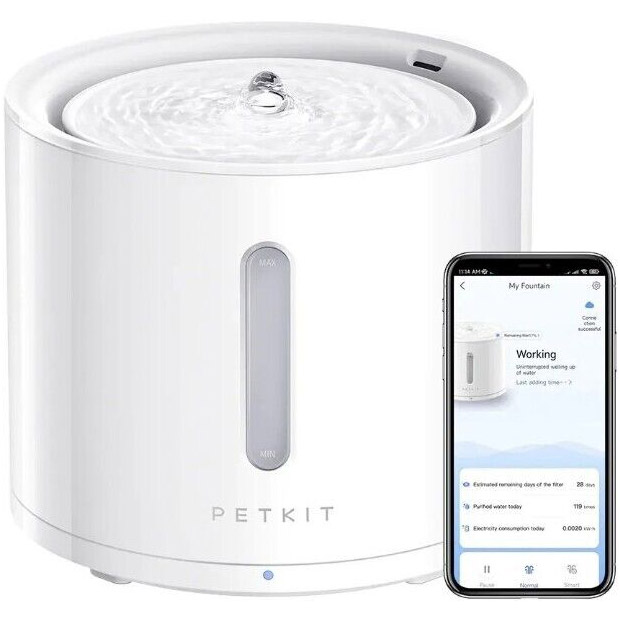 Поїлки для тварин Petkit Eversweet Solo 2 Smart Pet Drinking Fountain White (P4114)