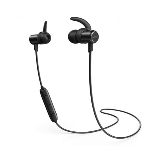 

Навушники вкладиші безпровідні з мікрофоном Anker SoundBuds Slim Black, SoundBuds Slim