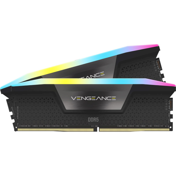 Оперативна память Corsair 96GB (2x48GB) DDR5 6400 MHz Vengeance RGB (CMH96GX5M2B6400C32)