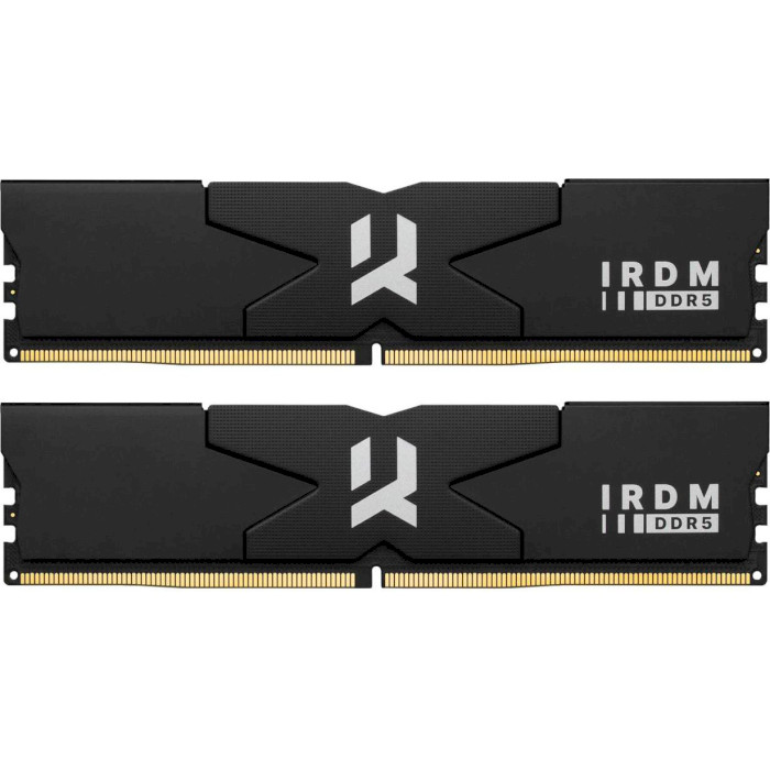 Оперативна память GoodRam 64GB (2х32GB) DDR5 6000 MHz IRDM Black (IR-6000D564L30/64GDC) GoodRam - купити в Україні