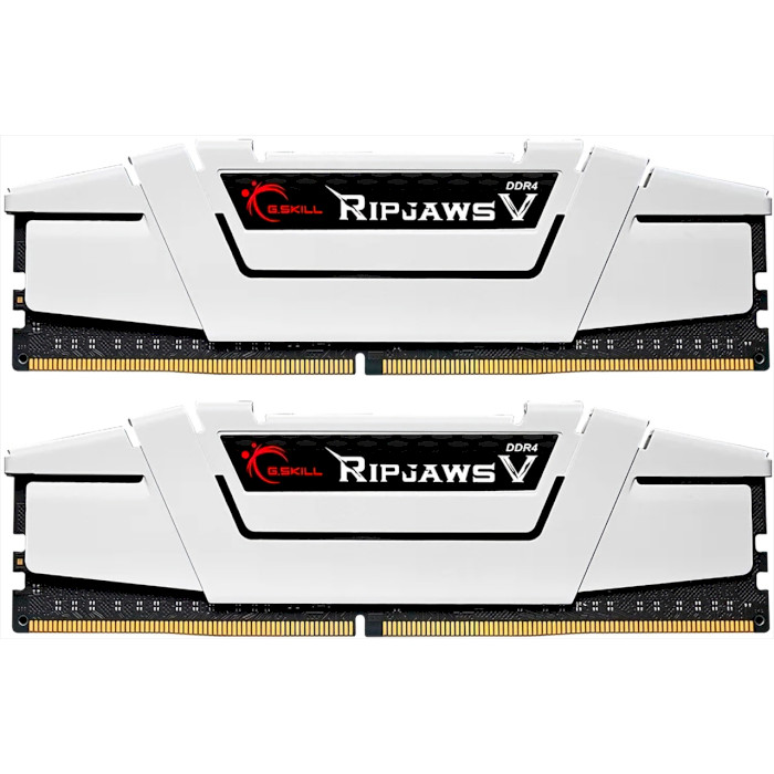 Оперативна память G.Skill 32GB (2х16GB) DDR4 3600 MHz Ripjaws V White (F4-3600C18D-32GVW)