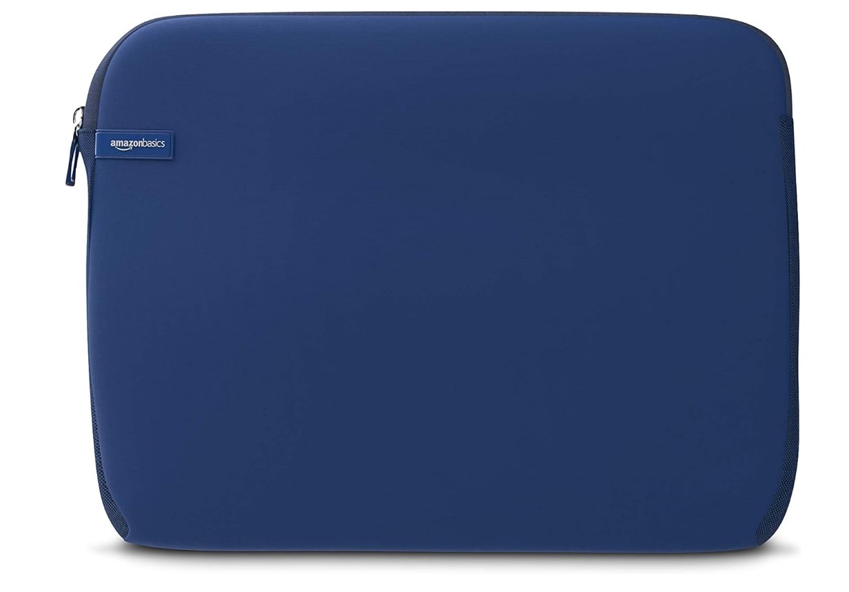 Чохол для ноутбука Amazon Basics Sleeve 15.6 Navy Blue (B01EFMIL4U)