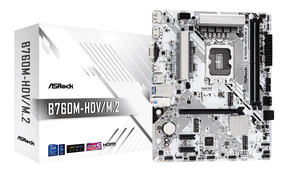 Материнська плата ASRock B760M-HDV/M.2 Socket 1700