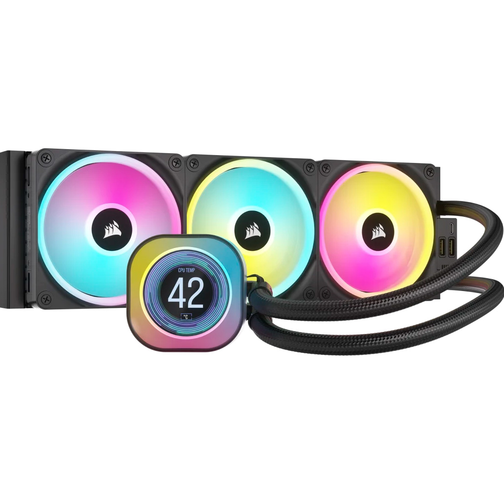 Кулер для ПК Corsair iCUE LINK H150i LCD Black (CW-9061008-WW)