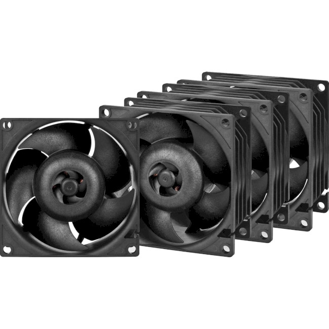 Вентилятор для ПК Arctic S8038-10K Black 4-Pack (ACFAN00291A)