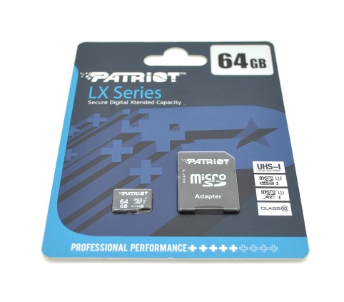 Карта памяті Voltronic Patriot LX/M64 microSDHC Class 10 UHS-I