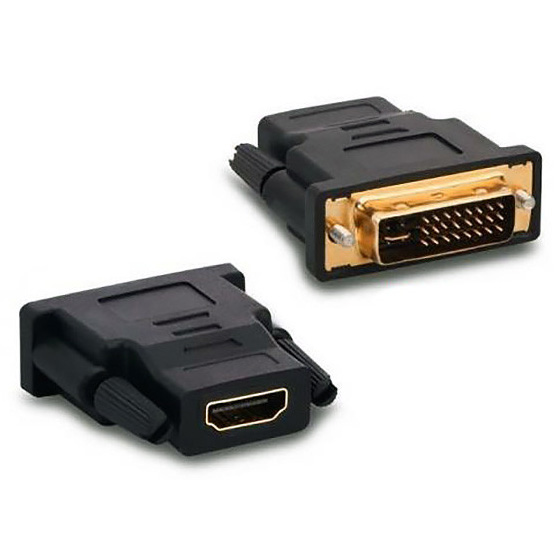 Перехідник Infinity B00499 HDMI (мама)  -  DVI (тато) Black