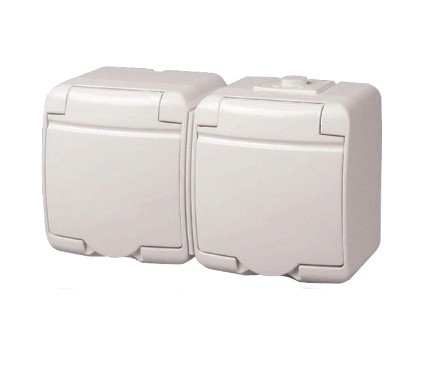 Розетка ETI Hermetics 4668019 White